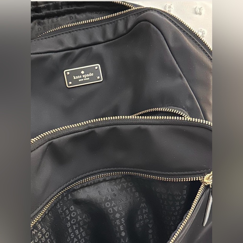 Kate Spade Black Computer Backpack - Picture 2 of 6